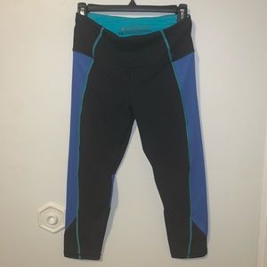 Victoria’s Secret Sport Leggings with Blue Mesh